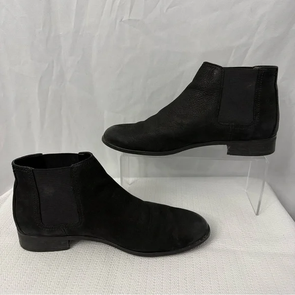 Frye Mallory Chelsea Black Leather Boots - Picture 8 of 9